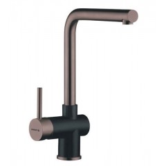 Pyramis 090928601 Mandolin Pvd Μπαταρία Κουζίνας Πάγκου Inox Copper & Pearl Black